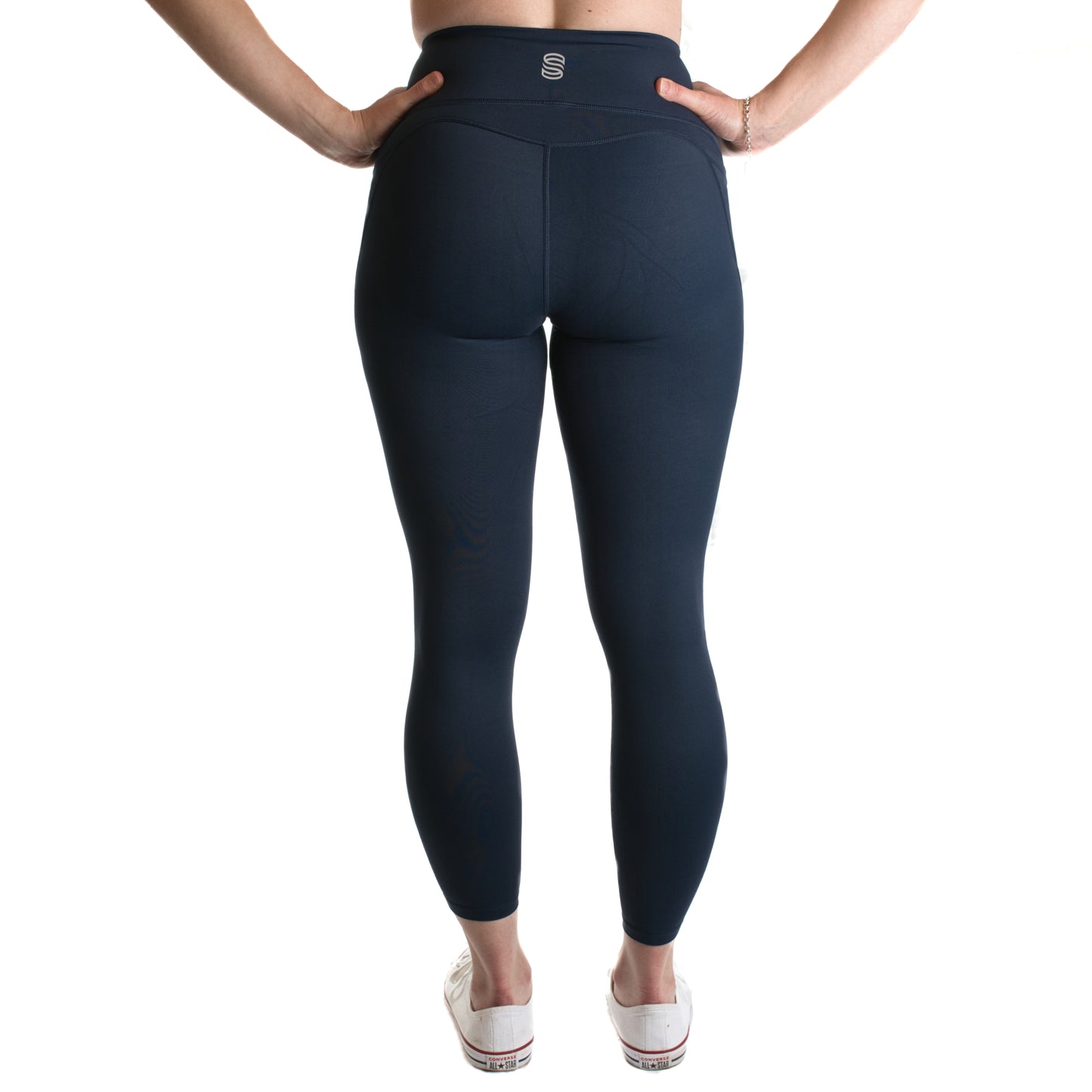 High-waist tummy control leggings - Navy