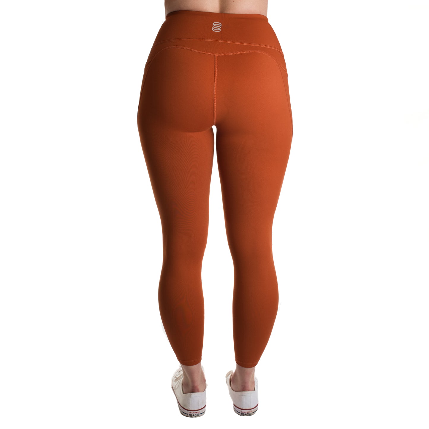 High-waist tummy control leggings - Bronze