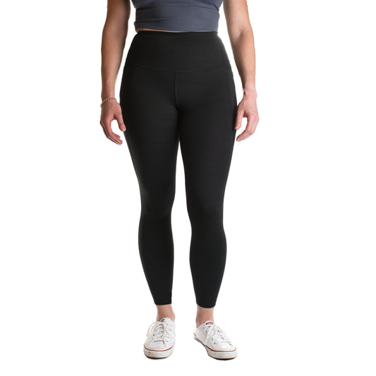 High-waist tummy control leggings - Black