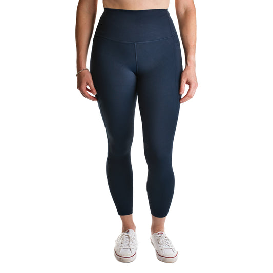 High-waist tummy control leggings - Navy